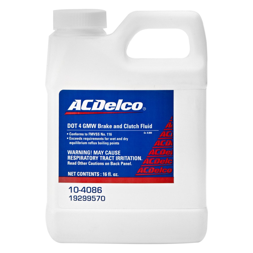 ACDelco® 104086 Hydraulic DOT 4 Brake and Clutch Fluid