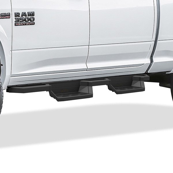 APG® IA04NBJ8B 6" ST Drop Style Cab Length Black Rectangular Nerf