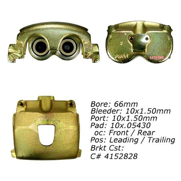 Centric® Workhorse P32 2004 Posi Quiet™ Loaded Brake Caliper