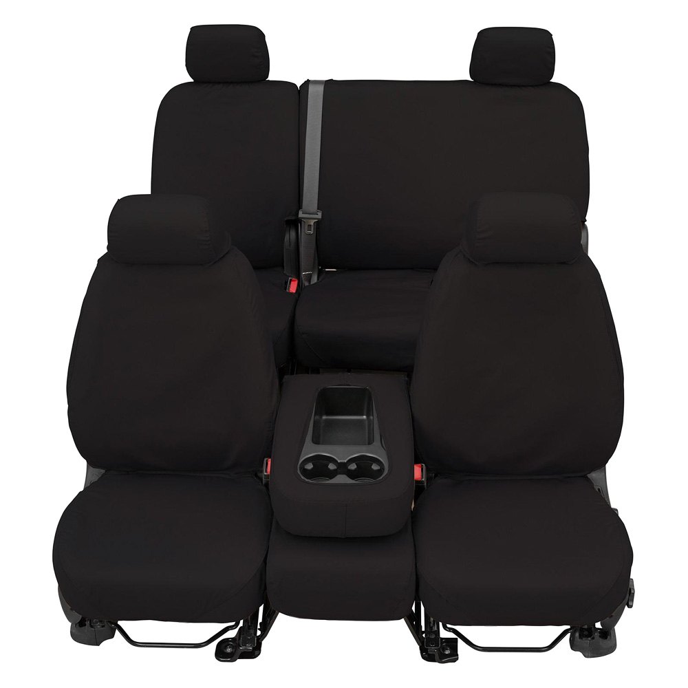 Covercraft® SS3504PCCH SeatSaver™ Polycotton 1st Row Charcoal Custom Seat  Covers