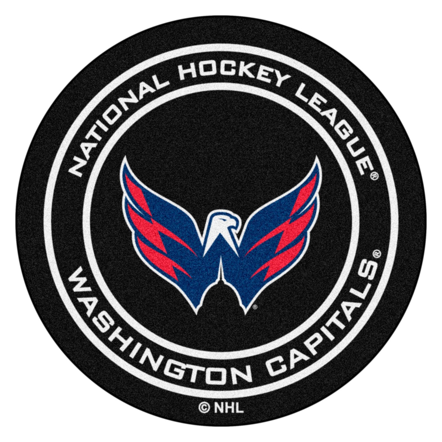 FanMats® 10561 - "Puck" NHL Washington Capitals Round ...