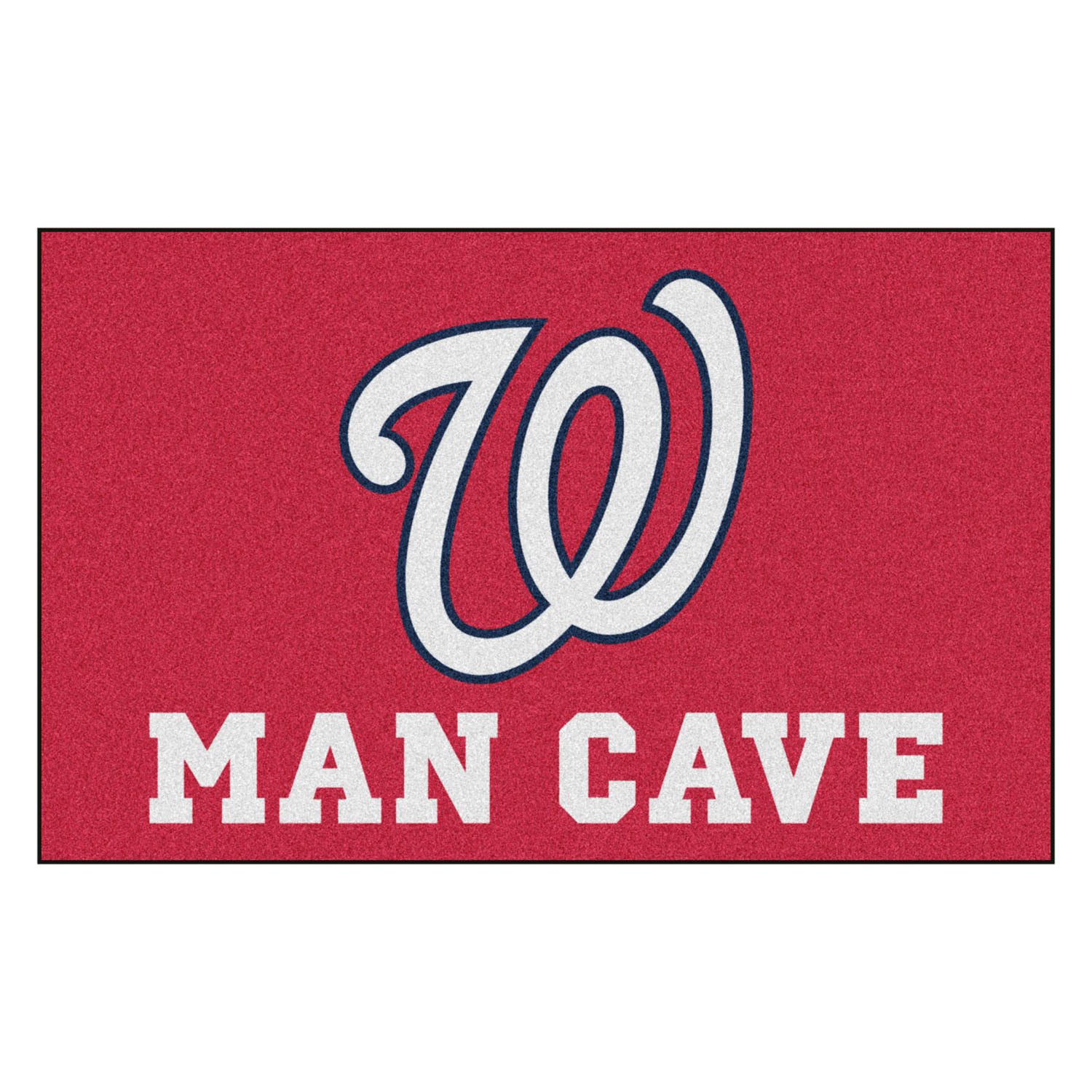 FanMats® 22490 - Washington Nationals Logo 5&#039;x8&#039; MLB Man Cave Ultimat Rug - TRUCKiD.com