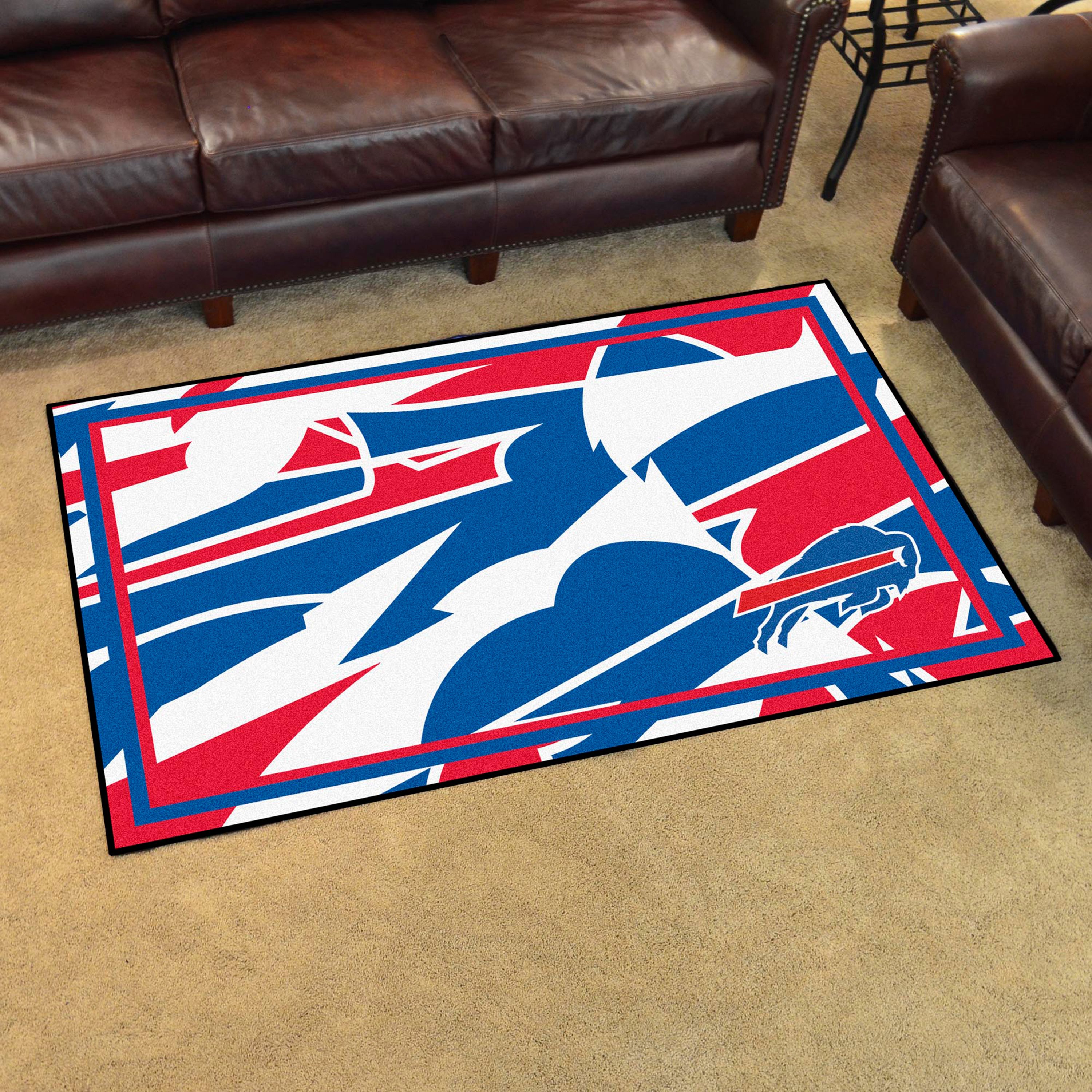 NFL Buffalo Bills 7'3" X 9'9" Blue Plush Rug - 17475 | Carpetmart