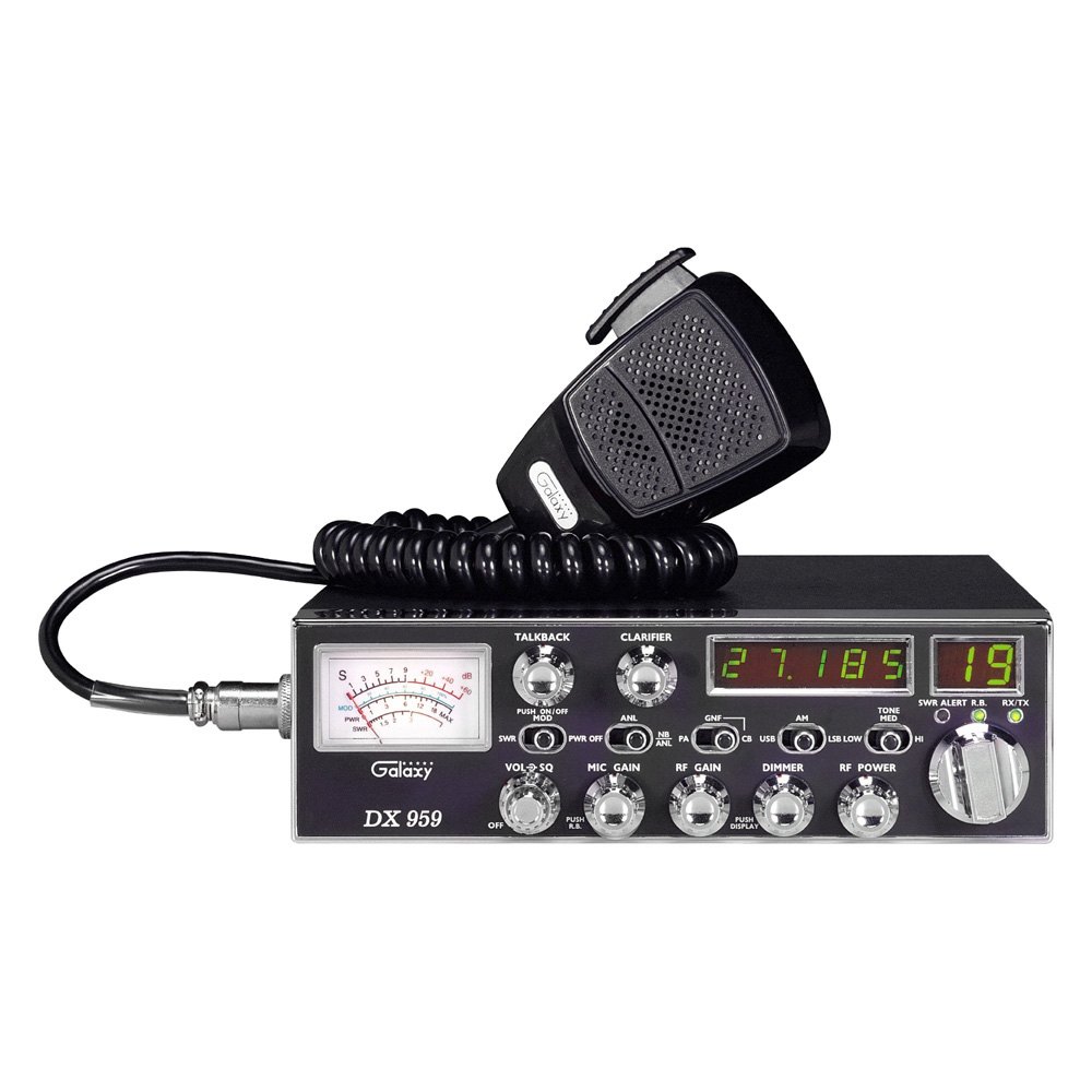 Galaxy® DX959B Blue 40Channel LED Indicator CB Radio