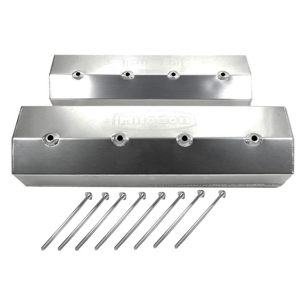 Milodon® 85905 Valve Covers w/o Holes (Chevy Small Block Gen I