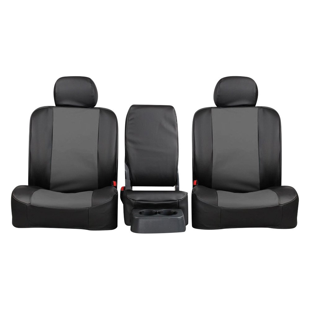 Car Seat Covers 2 Front Semi-Custom Fabric Compatible to Isuzu 861 Tan
