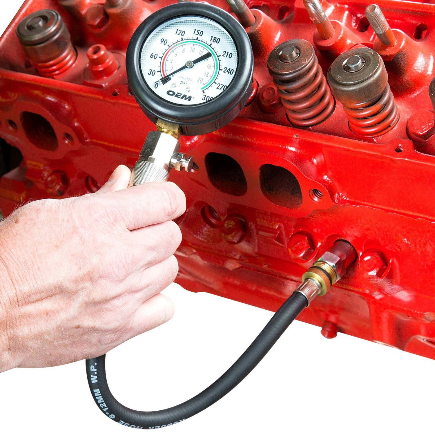 OEM Tools® 27138 0300 psi Compression Tester Gauge Set