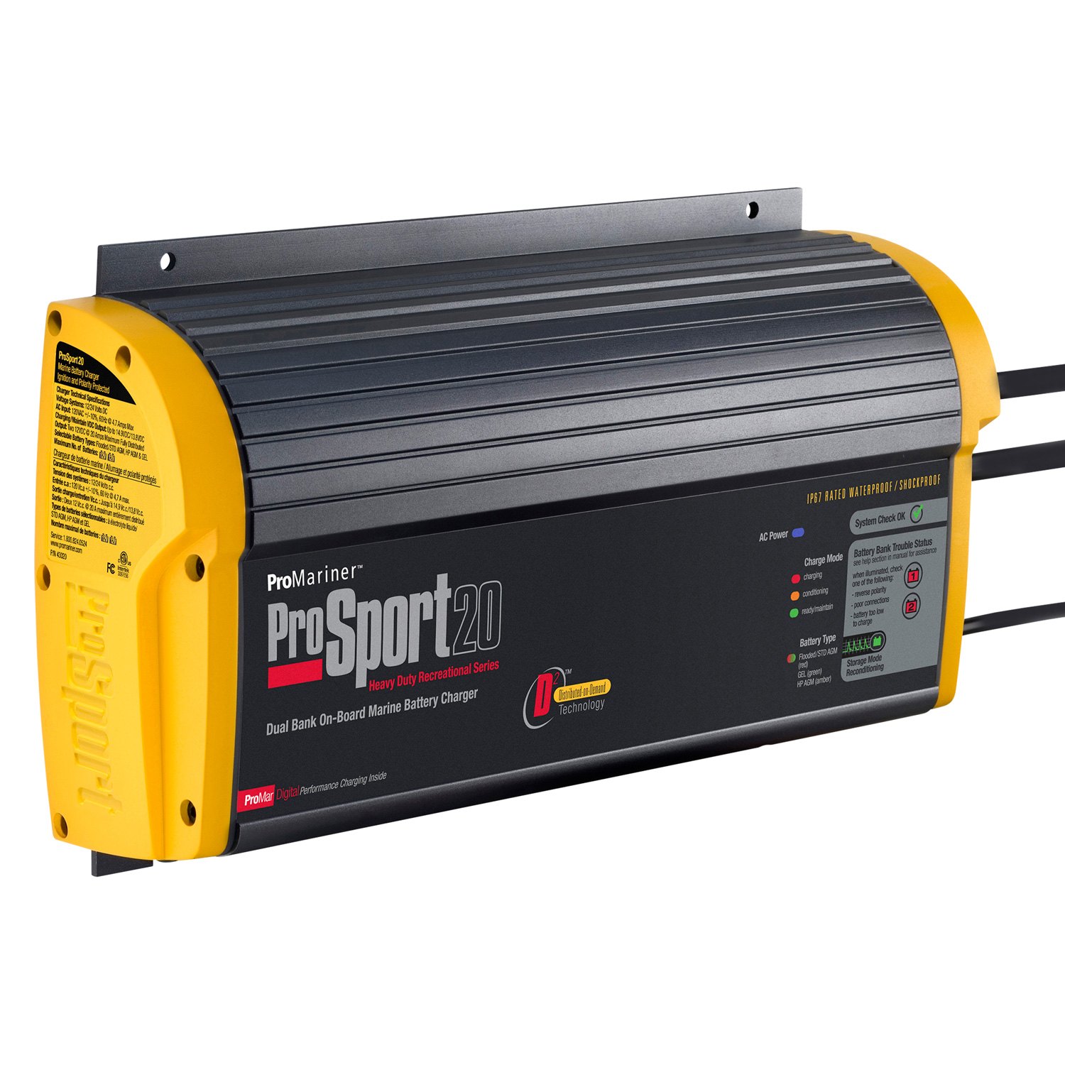 ProMariner® 43028 - International ProSport™ 12V/24V 20 Charging Amps