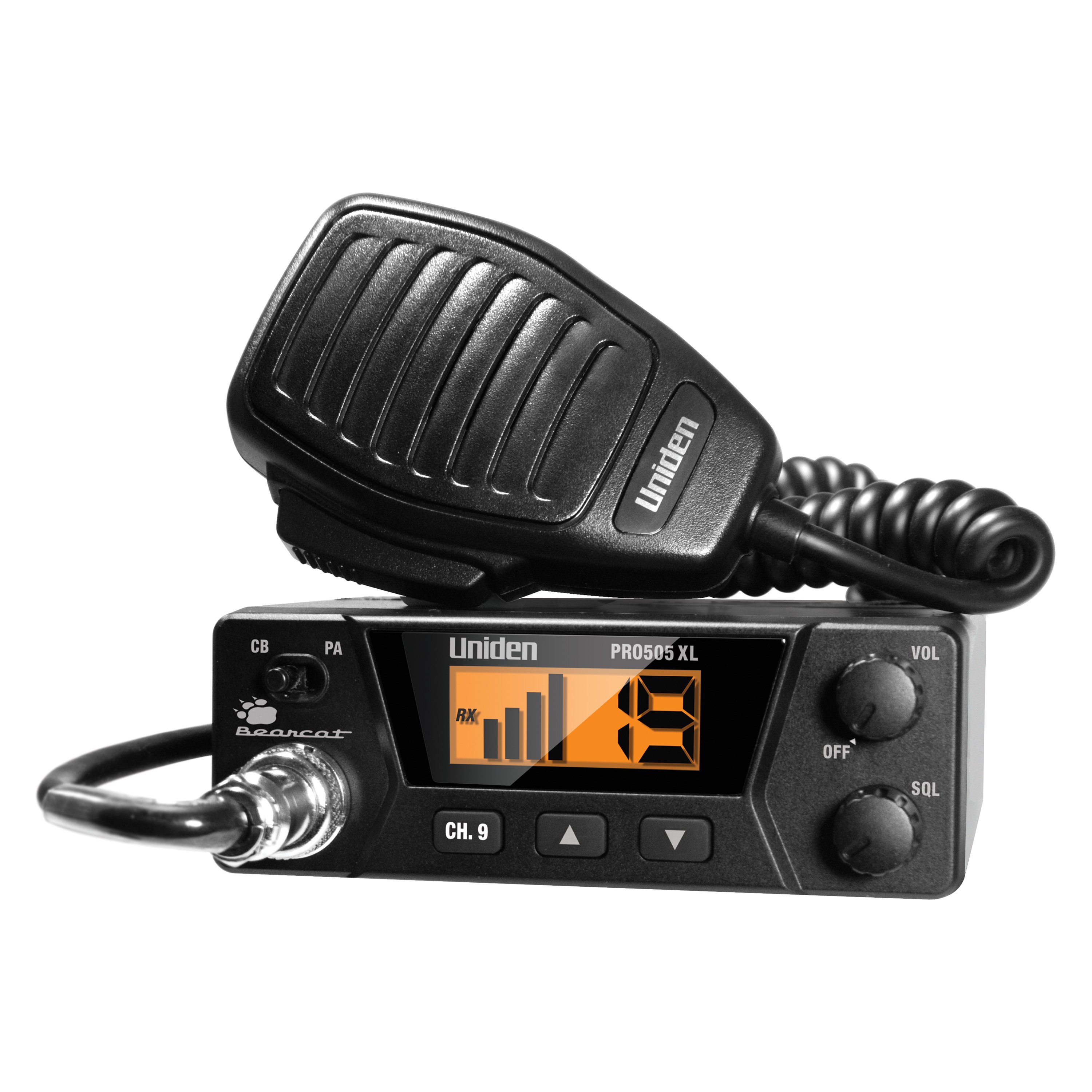 Uniden® PRO505XL - Compact Mobile CB Radio - TRUCKiD.com